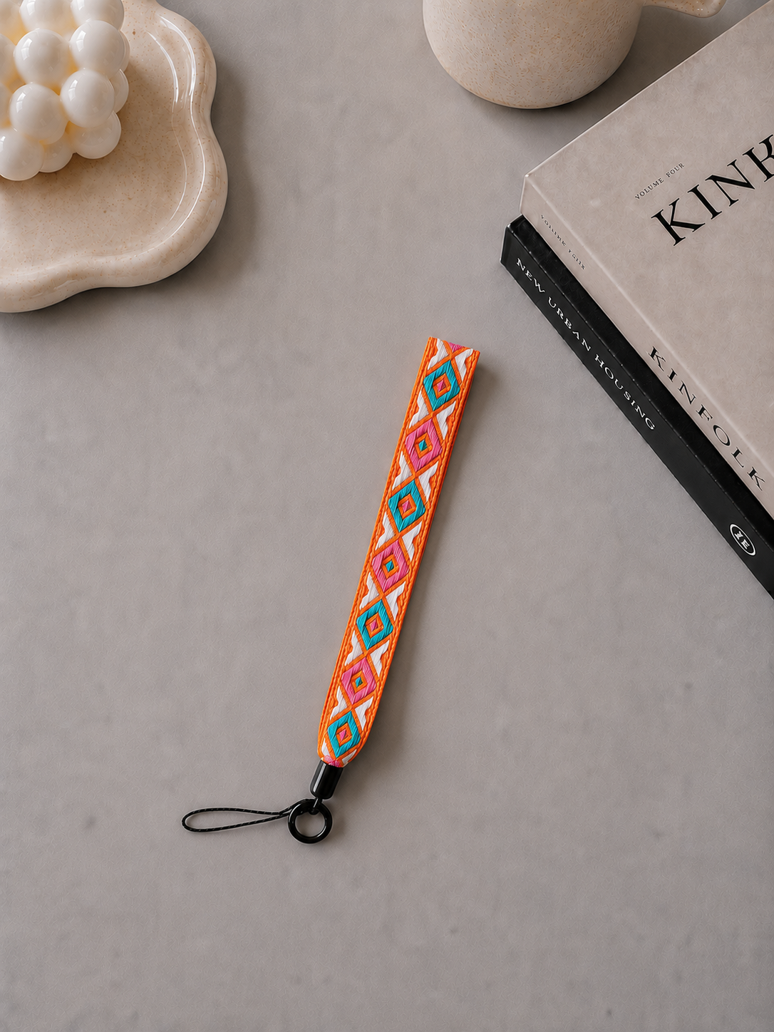 Coral Wrist Lanyard